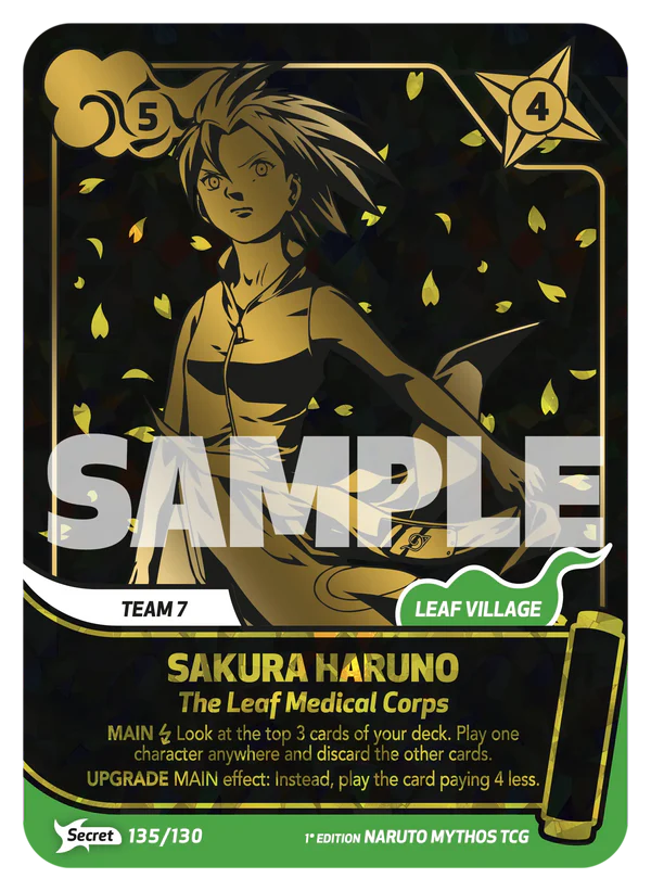 Naruto Mythos TCG Display: Konoha Shido (1st Edition) - Englisch