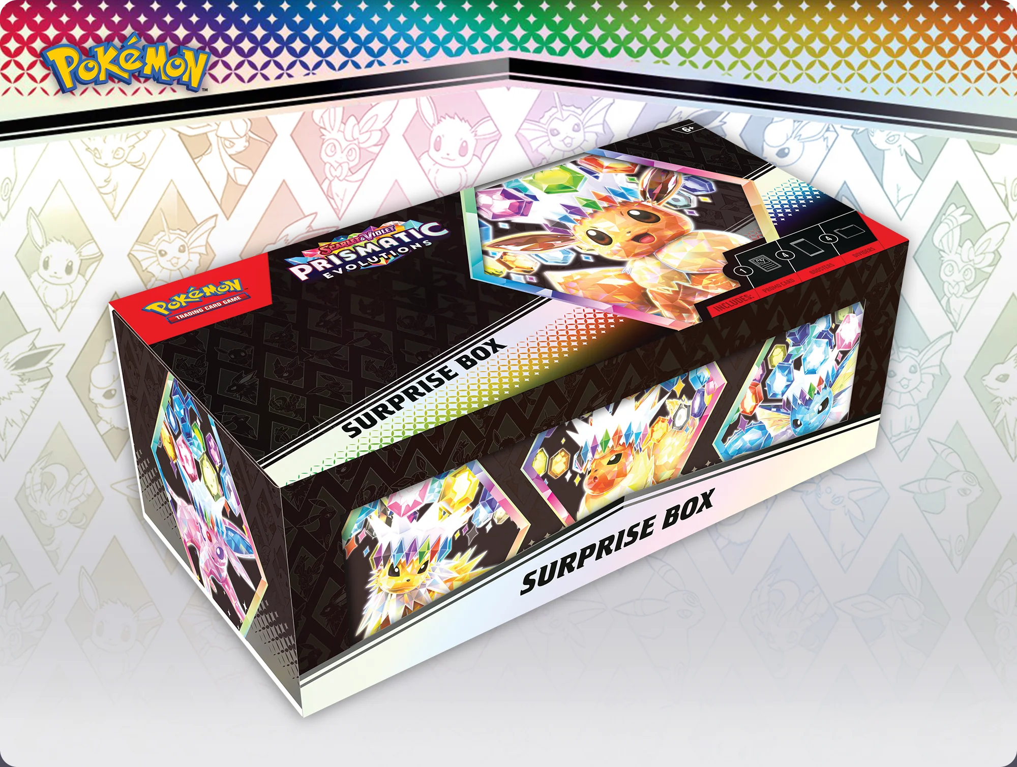 Pokémon – Evoli Prismatische Entwicklungen Surprise Box Kollektion - Deutsch