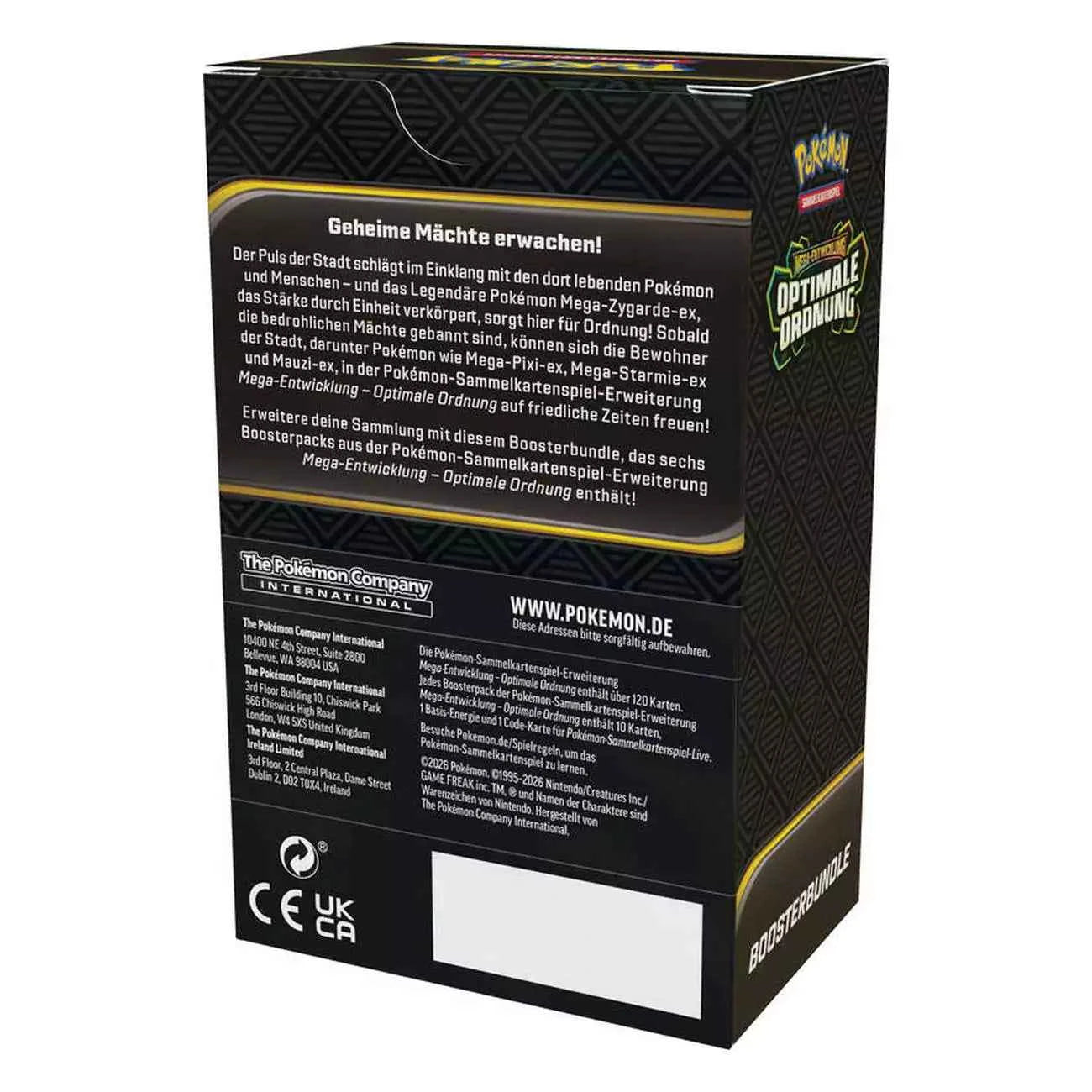 Pokémon - Optimale Ordnung - Booster Bundle - Deutsch - Vorbestellung