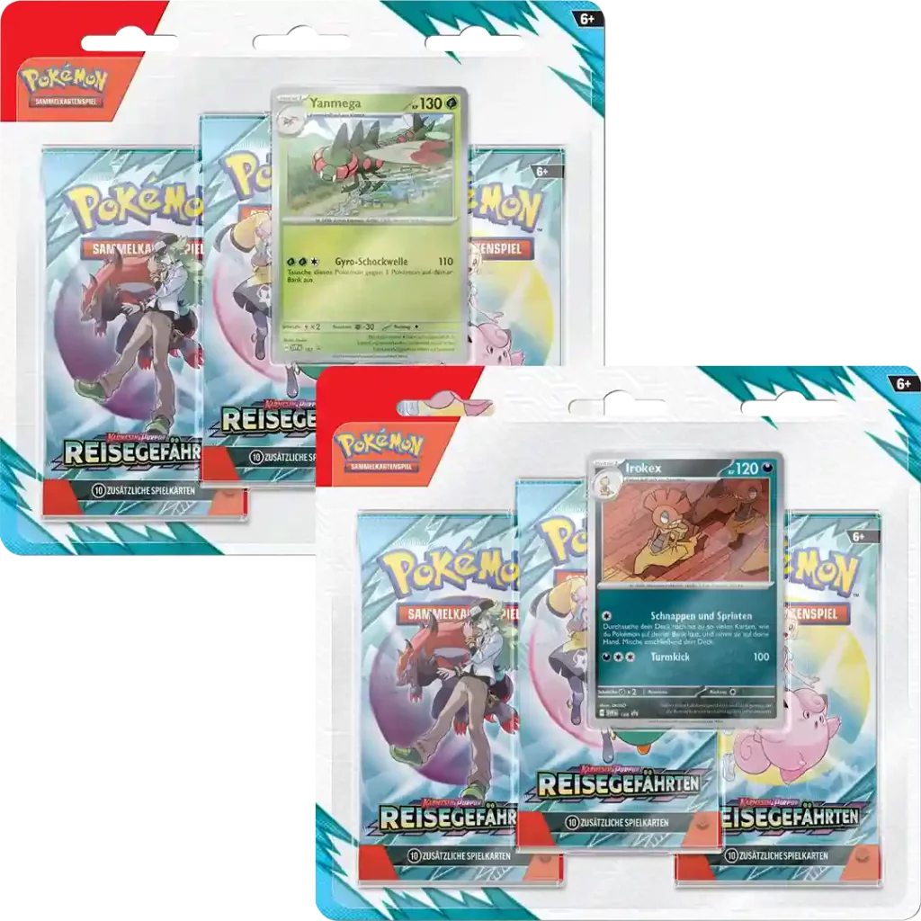 Pokemon - Reisegefährten 3er Blister KP09 - deutsch - Vorverkauf