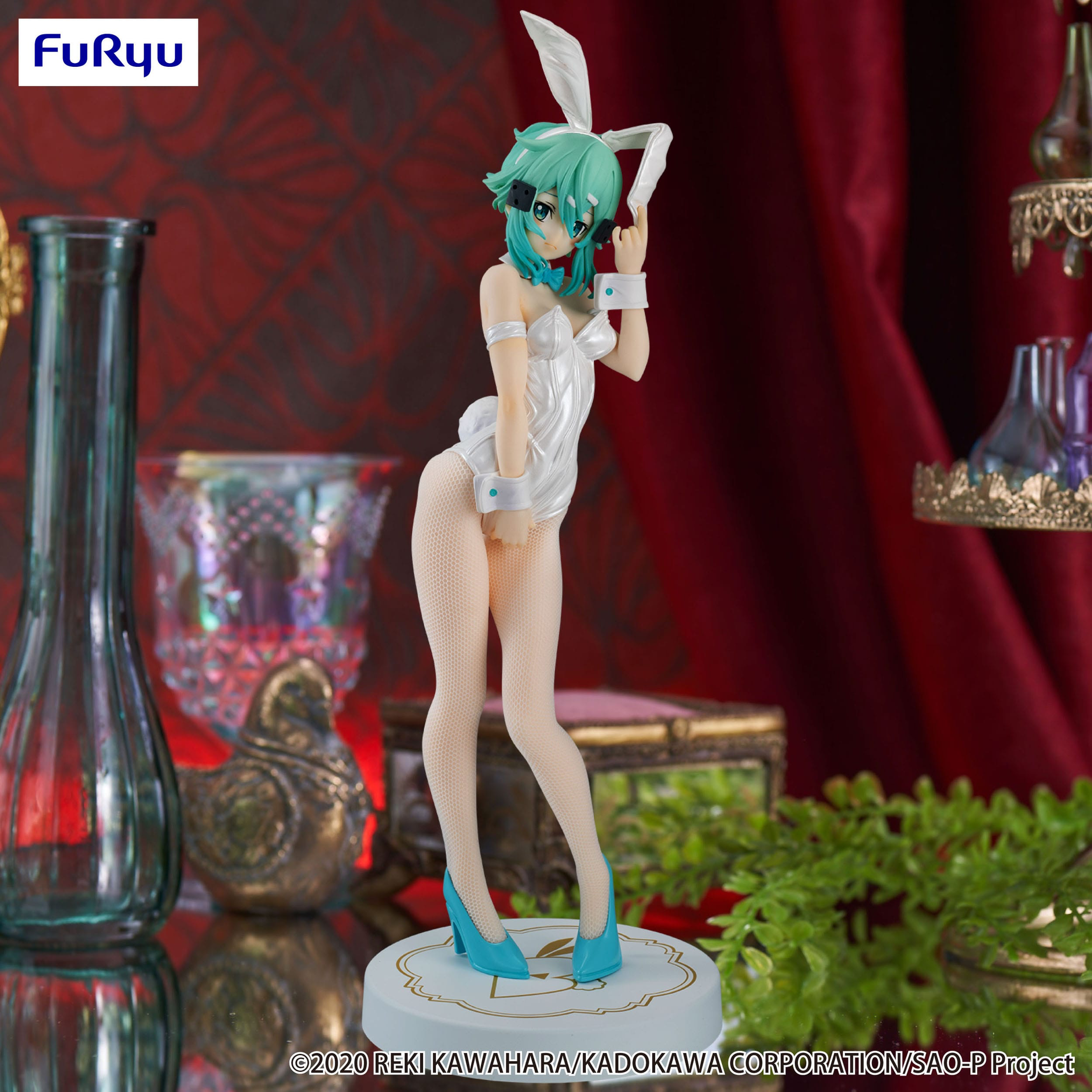 Sword Art Online - BiCute Bunnies Figure - Sinon White Pearl ver. - Anime Figur
