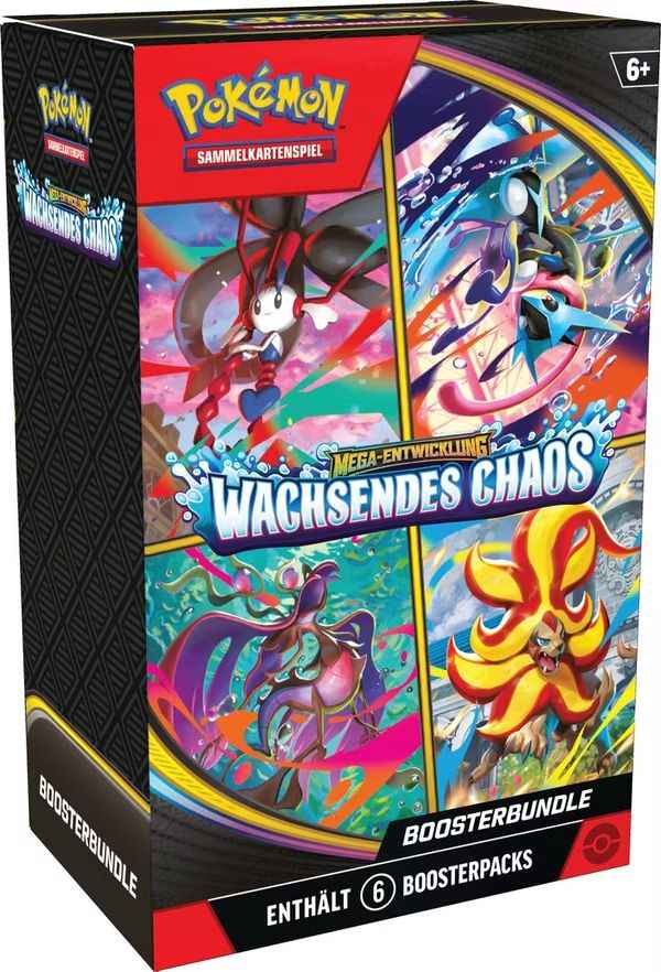 Pokemon - Mega-Entwicklung Wachsendes Chaos - Booster Bundle - deutsch
