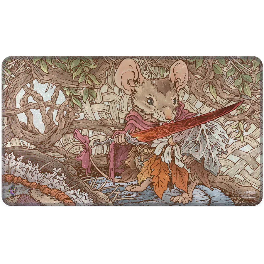 bloomburrow-holofoil-playmat-mabel-heir-to-cragflame