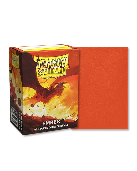 Dragon Shield - Matte Dual Sleeves - Ember - Sleeves