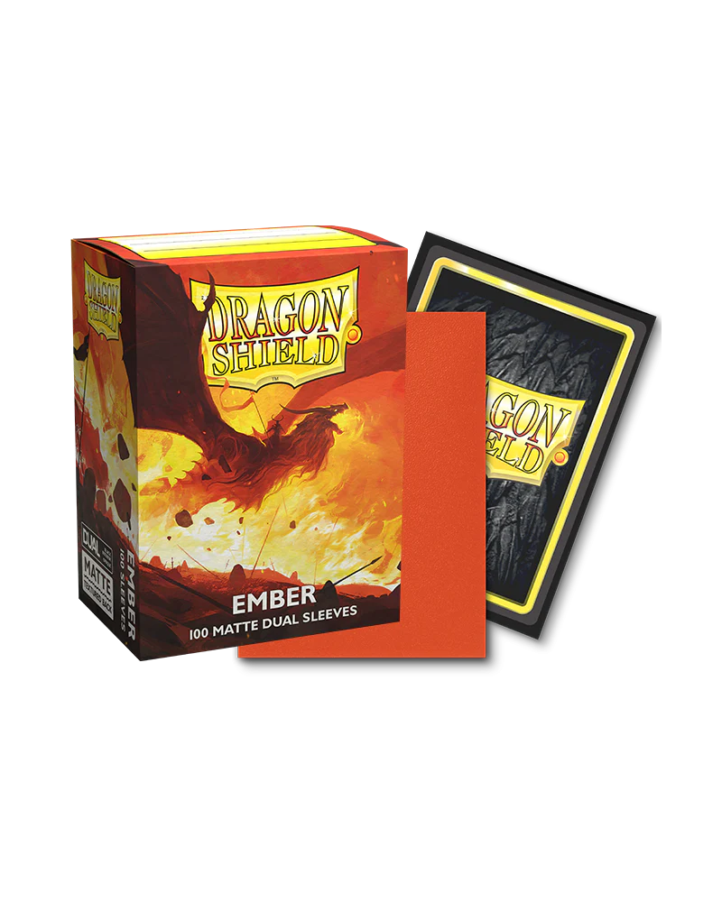 Dragon Shield - Matte Dual Sleeves - Ember - Sleeves