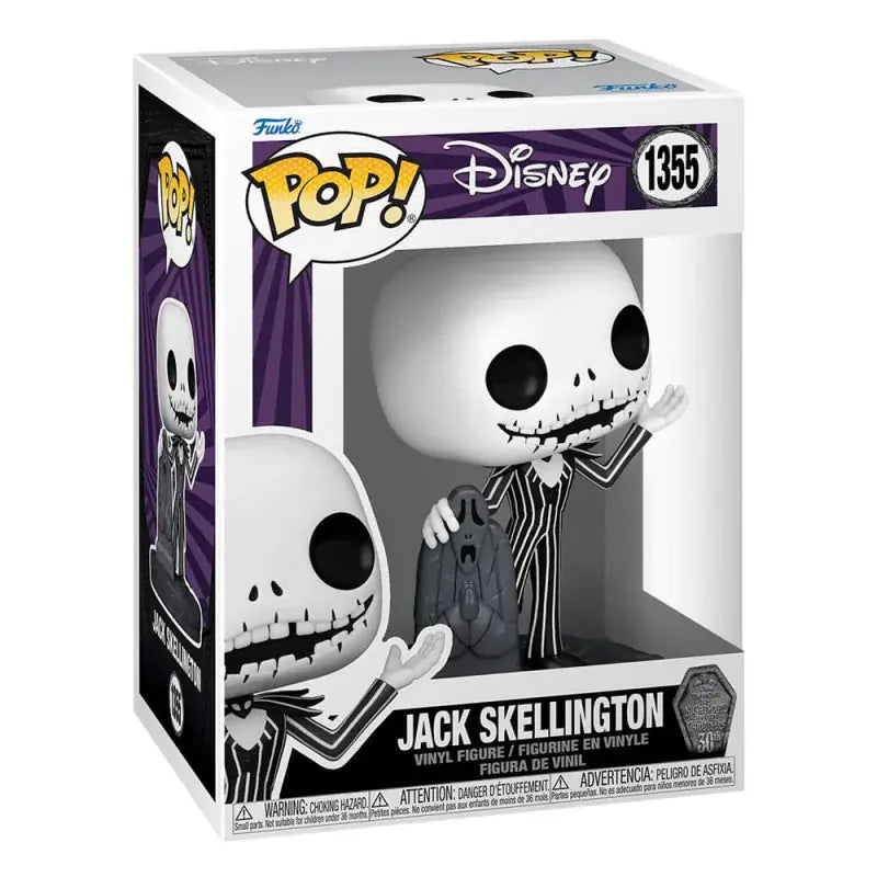 The Nightmare Before Christmas 30th POP! Disney Vinyl Jack w/Gravestone 9cm Pop Figur