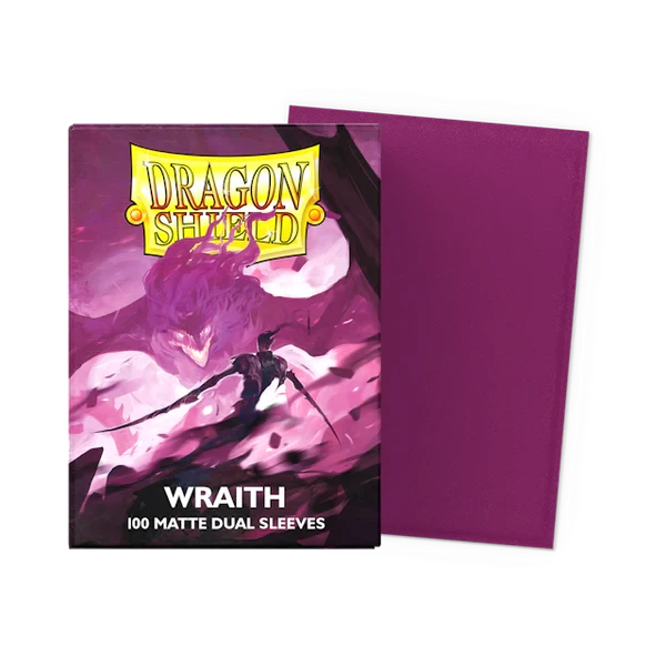 Dragon Shield - Standard 100 Matte Dual Sleeves - Wraith - Sleeves