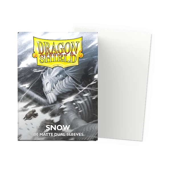 Dragon Shield - Matte Dual - Snow - Sleeves