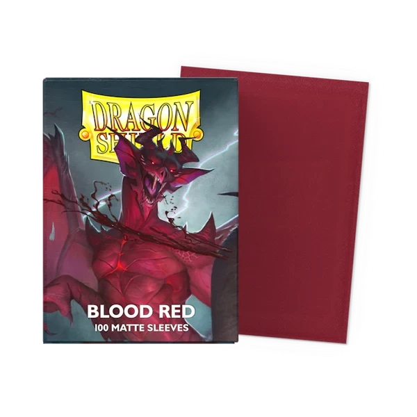 Dragon Shield - Matte - Blood Red - Sleeves