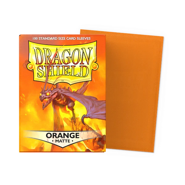 Dragon Shield - Matte - Orange - Sleeves