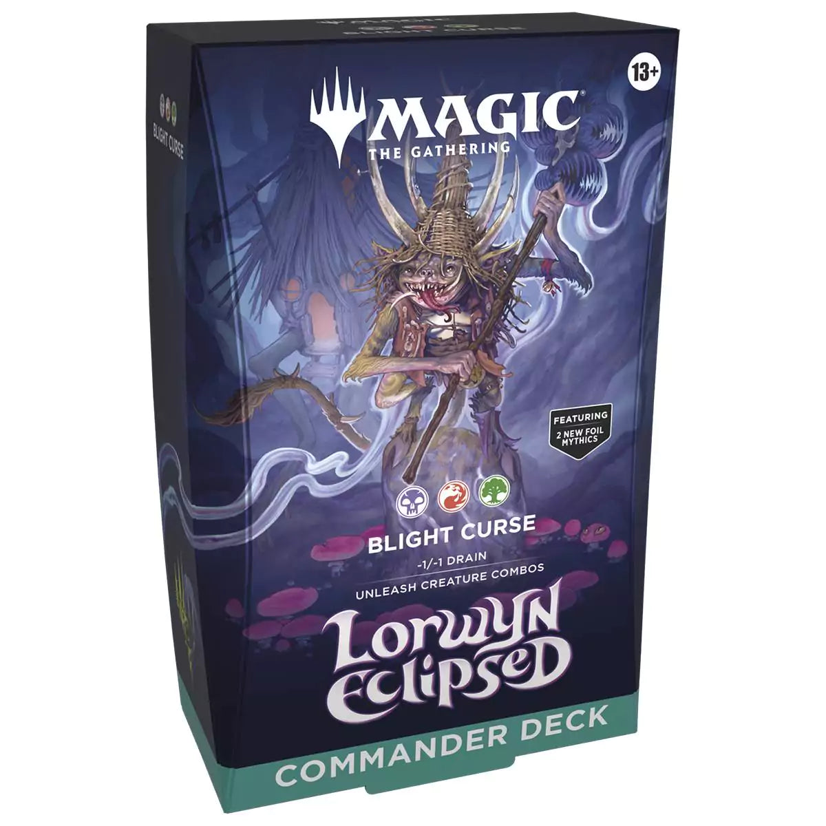 Magic the Gathering - Lorwyn Eclipsed Commander Deck - Englisch - Blight Curse