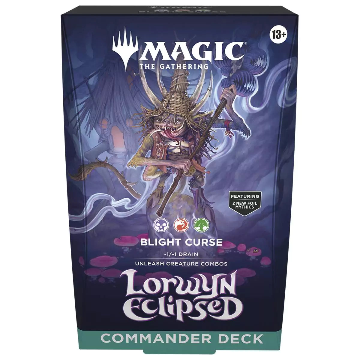 Magic the Gathering - Lorwyn Eclipsed Commander Deck - Englisch - Blight Curse