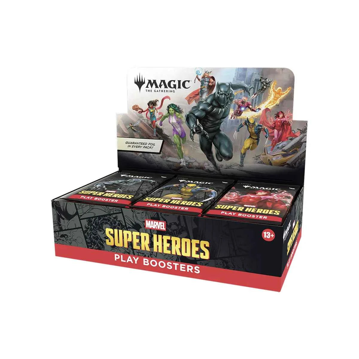 Magic the Gathering - Marvel Super Heroes - Play Booster Display - englisch - VORVERKAUF