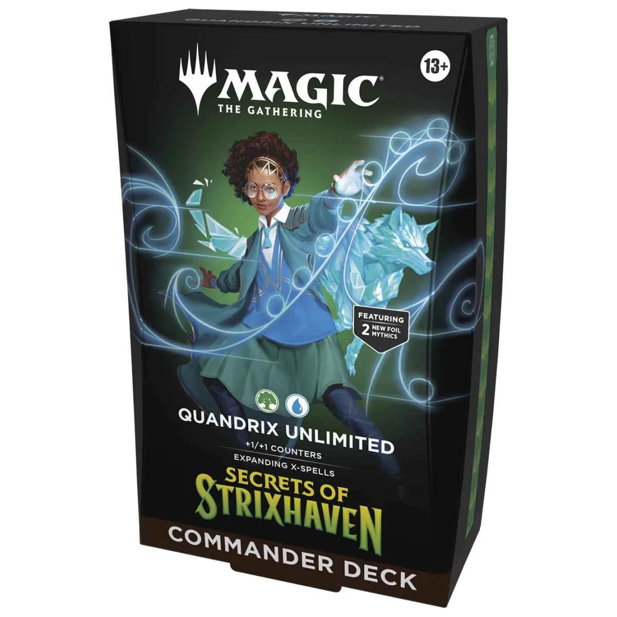 Magic the Gathering - Secrets of Strixhaven - Commander Deck - Quandrix Unlimited - englisch - VORVERKAUF