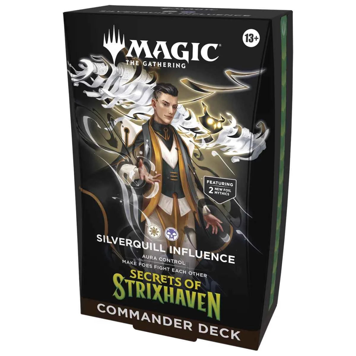 Magic the Gathering - Secrets of Strixhaven - Commander Deck - Silverquill Influence - englisch - VORVERKAUF