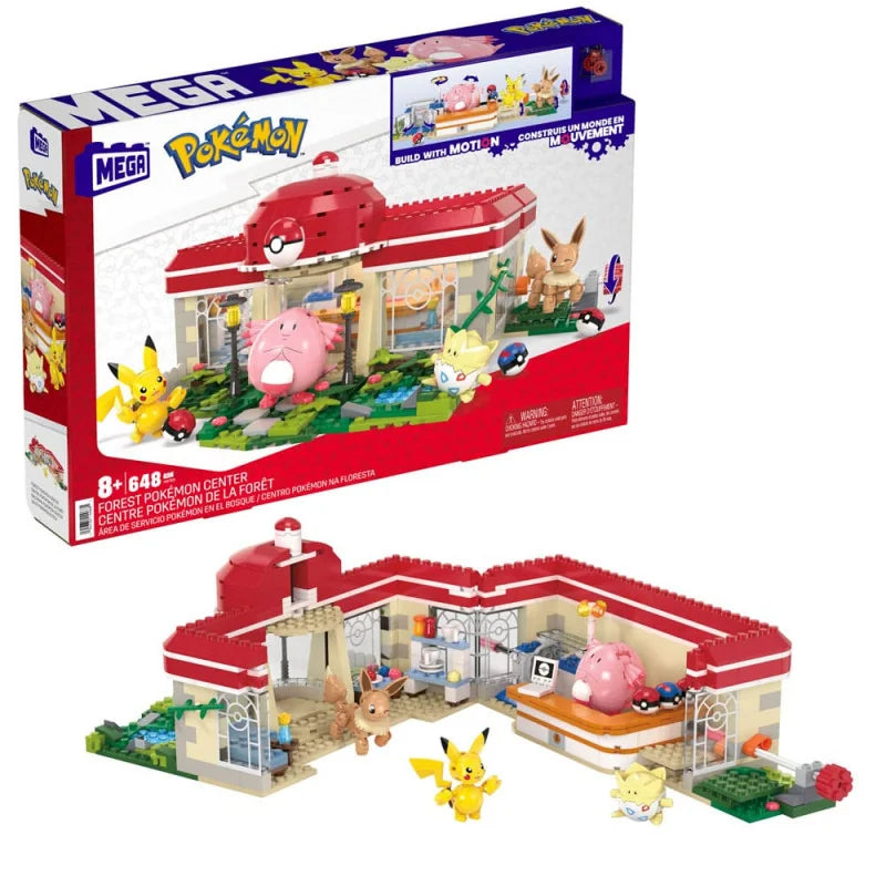 Mega Construx Pokémon Bauset Pokémon Center im Wald - Card Club