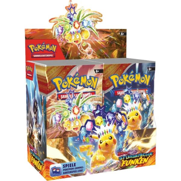 Pokemon - Karmesin & Purpur Stürmische Funken Display (36 Booster) - deutsch - Card Club