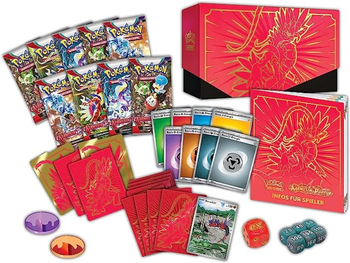Pokemon - Karmesin & Purpur SV1DE - Top Trainer Box - Koraidon - deutsch - Card Club