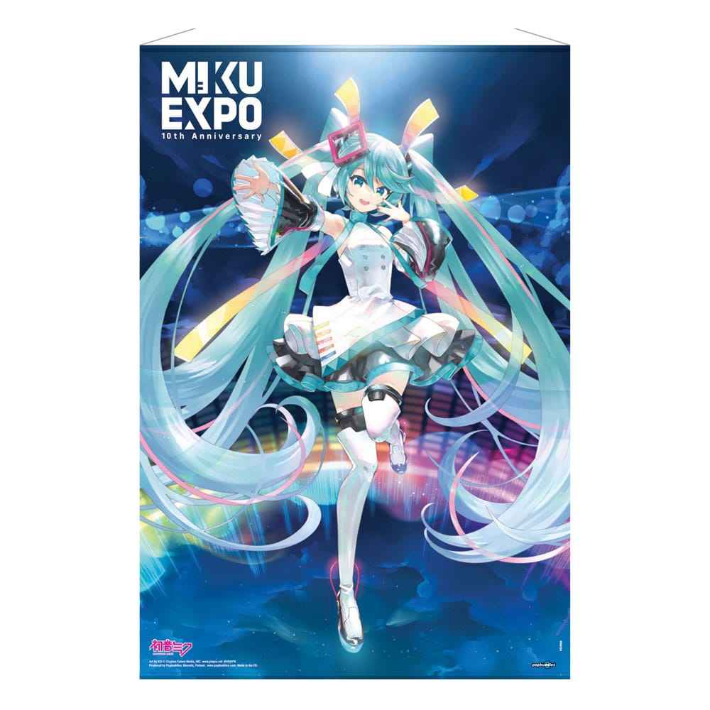 Hatsune Miku - Wandrolle Miku Expo 10th Anniversary Limited Edition 61 x 91 cm