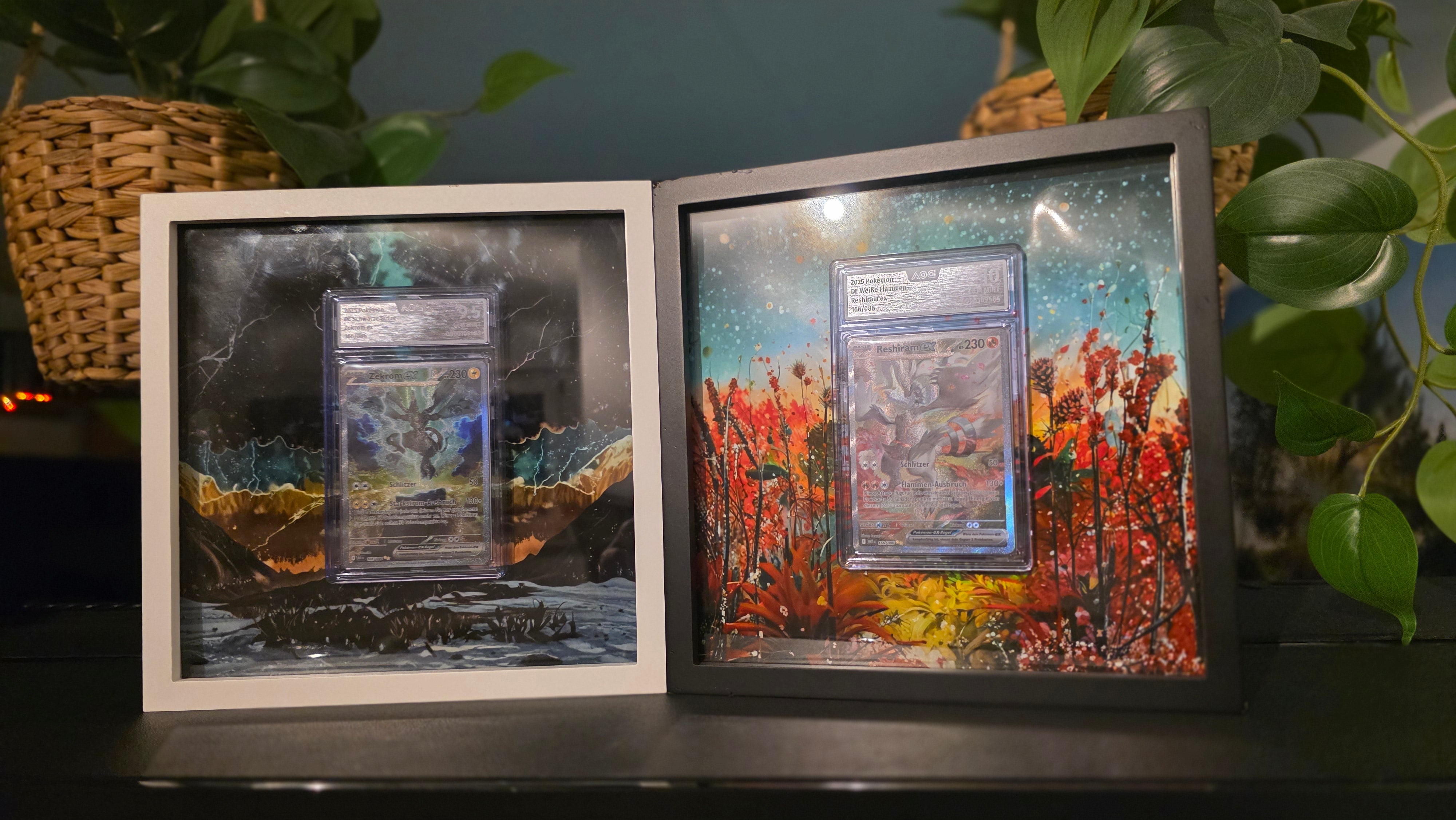 Selbstgemachter Displayrahmen für deine gegradete Wunschkarte l 20x20 cm