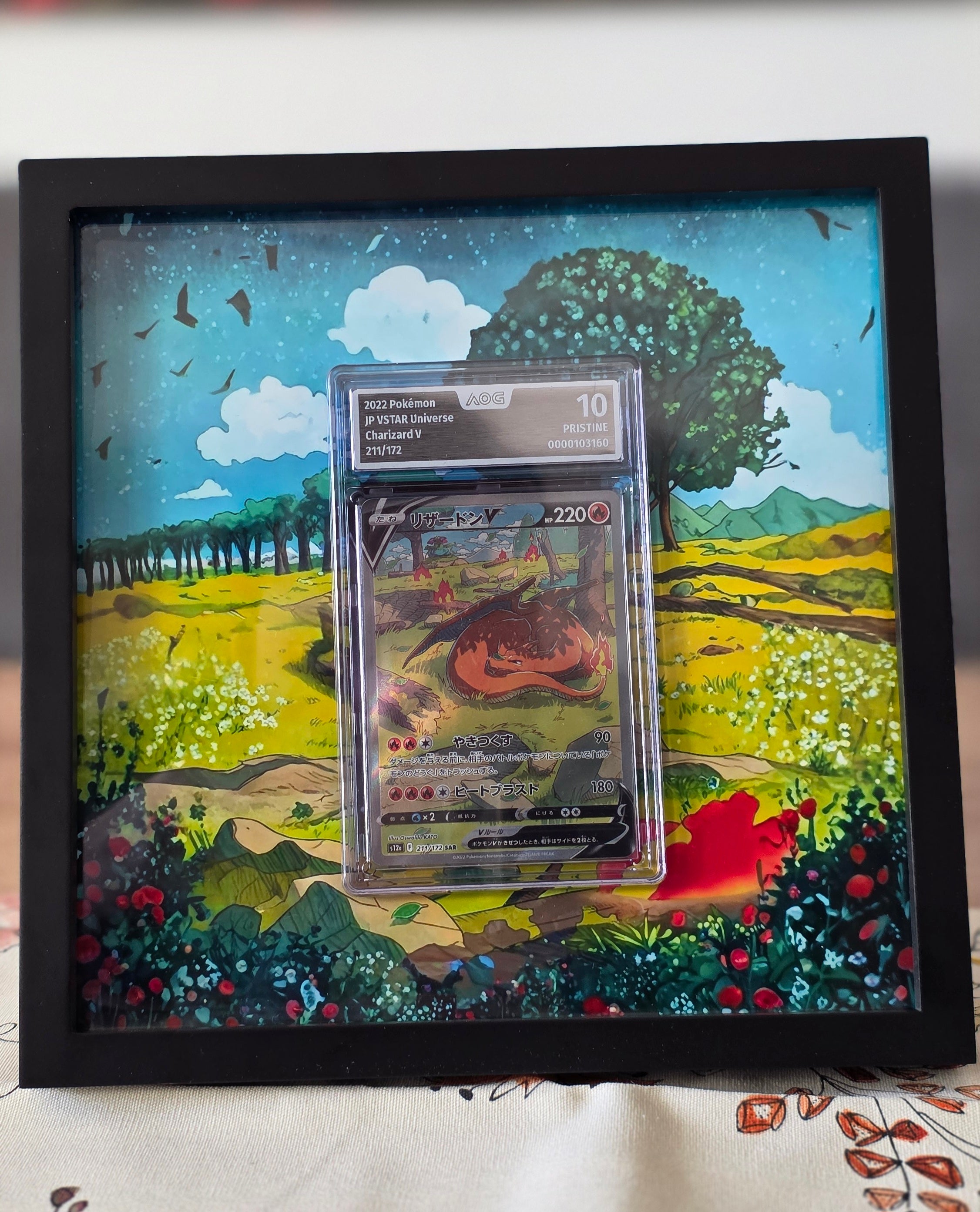 Selbstgemachter Displayrahmen für deine gegradete Wunschkarte l 20x20 cm
