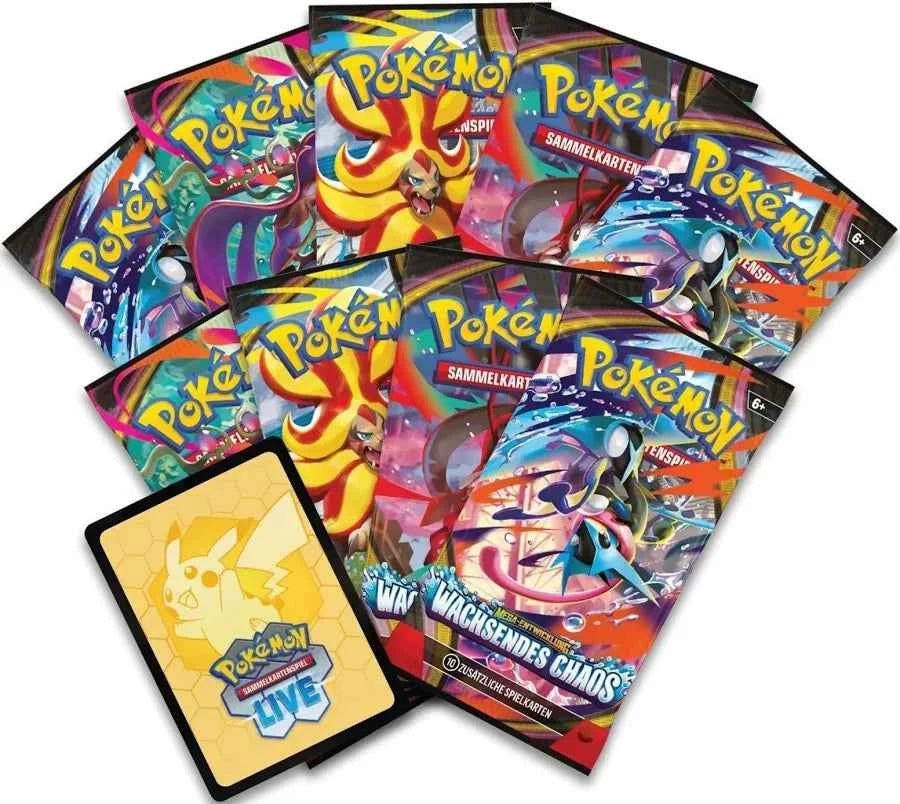 Pokémon - Mega-Entwicklung Wachsendes Chaos - Top Trainer Box - deutsch