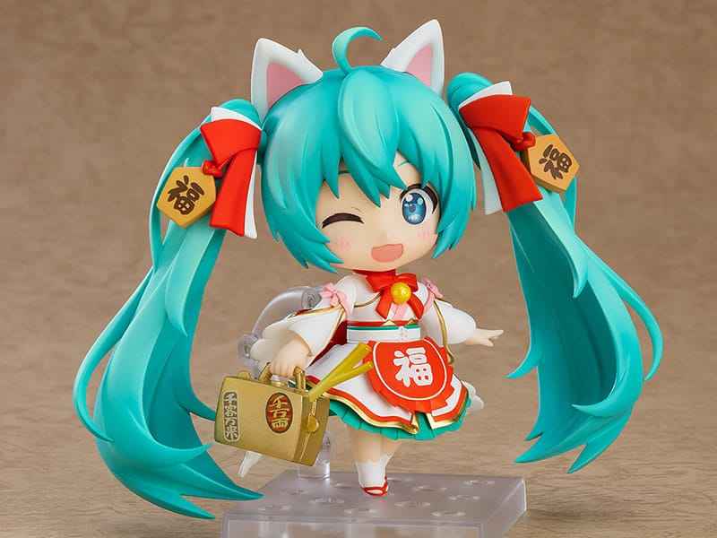 Character Vocal Series - 01 Nendoroid Actionfigur Hatsune Miku: Maneki Miku Ver. 10 cm