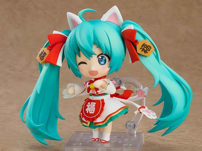 Character Vocal Series - 01 Nendoroid Actionfigur Hatsune Miku: Maneki Miku Ver. 10 cm