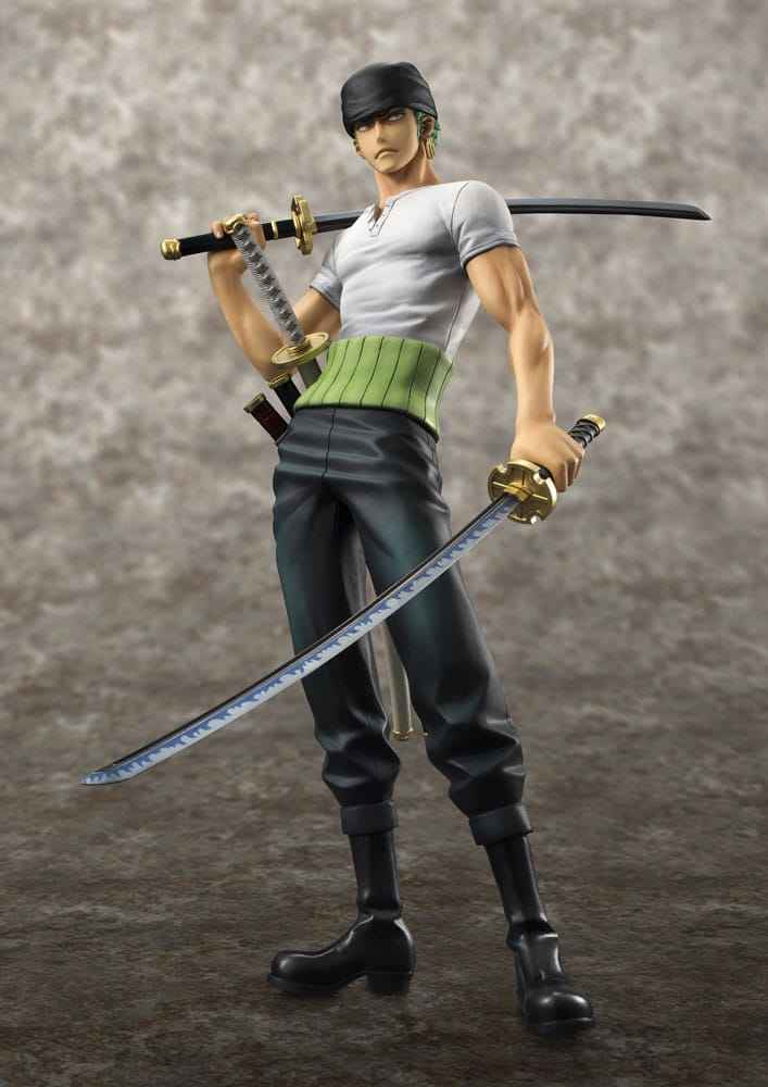 Hot Deals One Piece Excellent Model P.O.P PVC Statue NEO-DX Roronoa Zoro 10th Limited Ver. 23 cm