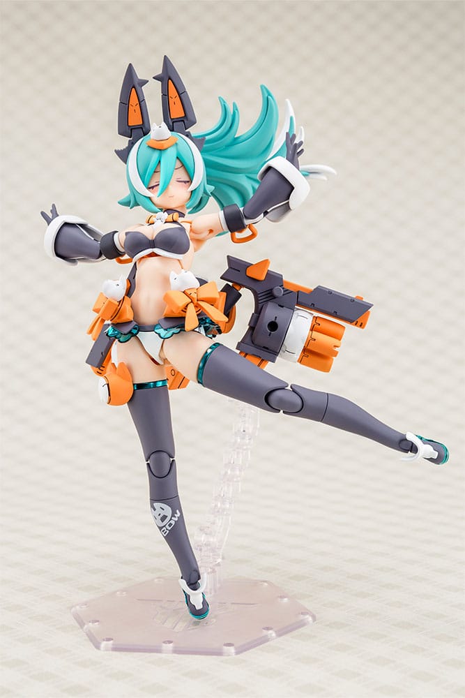 Megami Device Plastic Model Kit 1/1 Puni Mofu Kuro Mao 14 cm