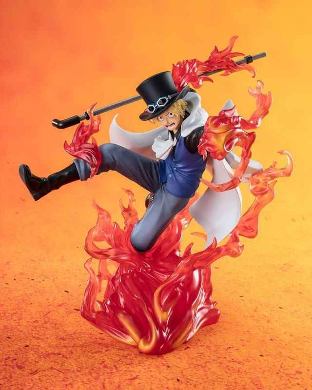 One Piece - Figuarts ZERO Extra Battle PVC Statue Sabo Fire Fist Rook Check 19 cm