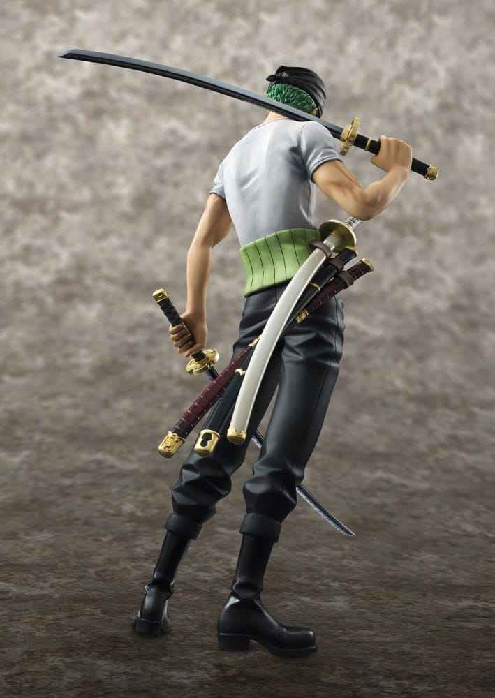 Hot Deals One Piece Excellent Model P.O.P PVC Statue NEO-DX Roronoa Zoro 10th Limited Ver. 23 cm