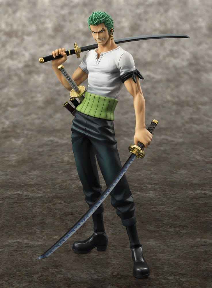Hot Deals One Piece Excellent Model P.O.P PVC Statue NEO-DX Roronoa Zoro 10th Limited Ver. 23 cm