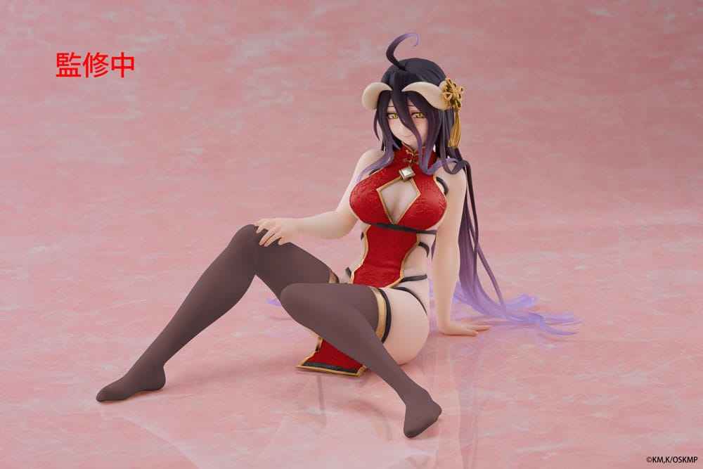 Overlord - PVC Statue Desktop Cute Figure Albedo Chinese Dress Ver. Renewal 13 cm