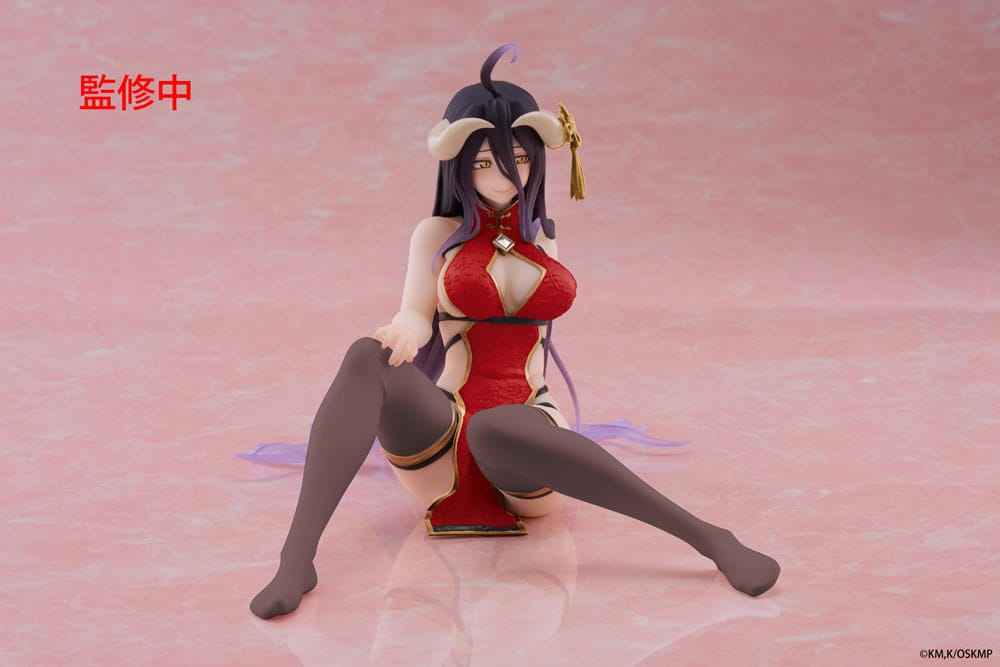 Overlord - PVC Statue Desktop Cute Figure Albedo Chinese Dress Ver. Renewal 13 cm